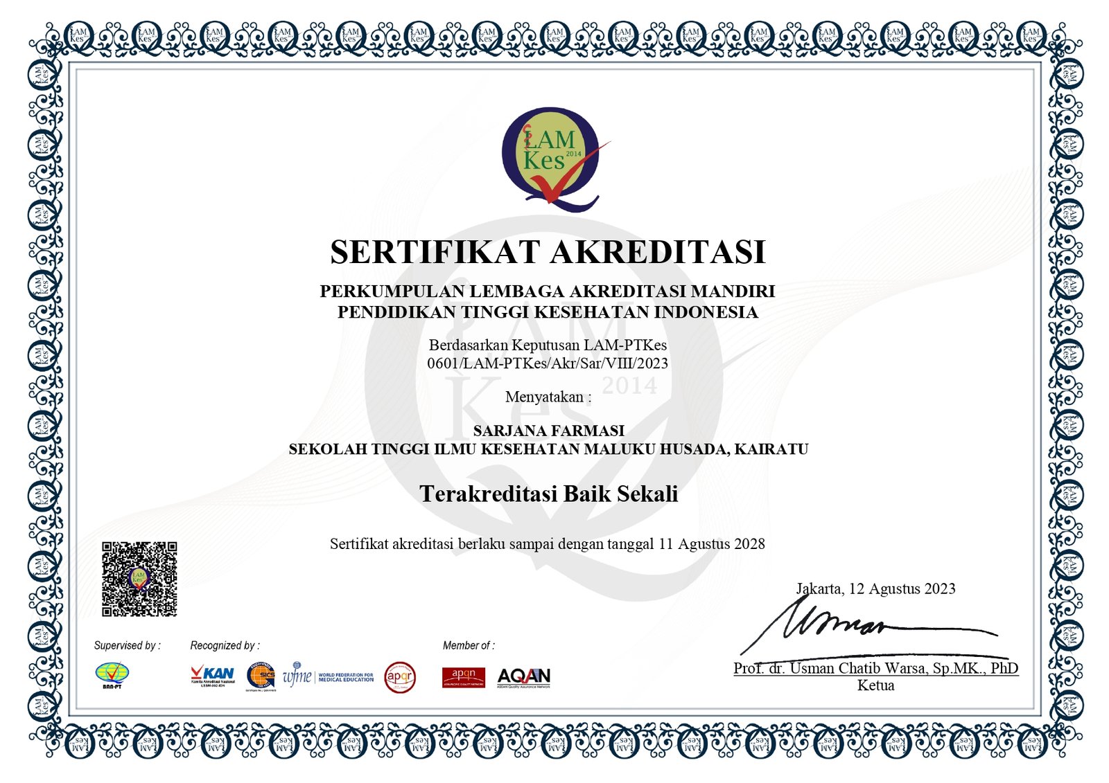 Sertifikat Prodi